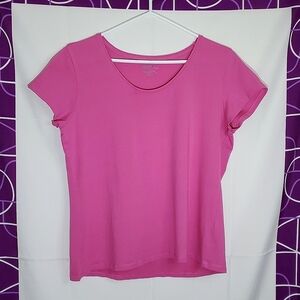 🏷5/$20🏷 My Style Pink Short Sleeve Tee - Sz XLarge (mended holes)